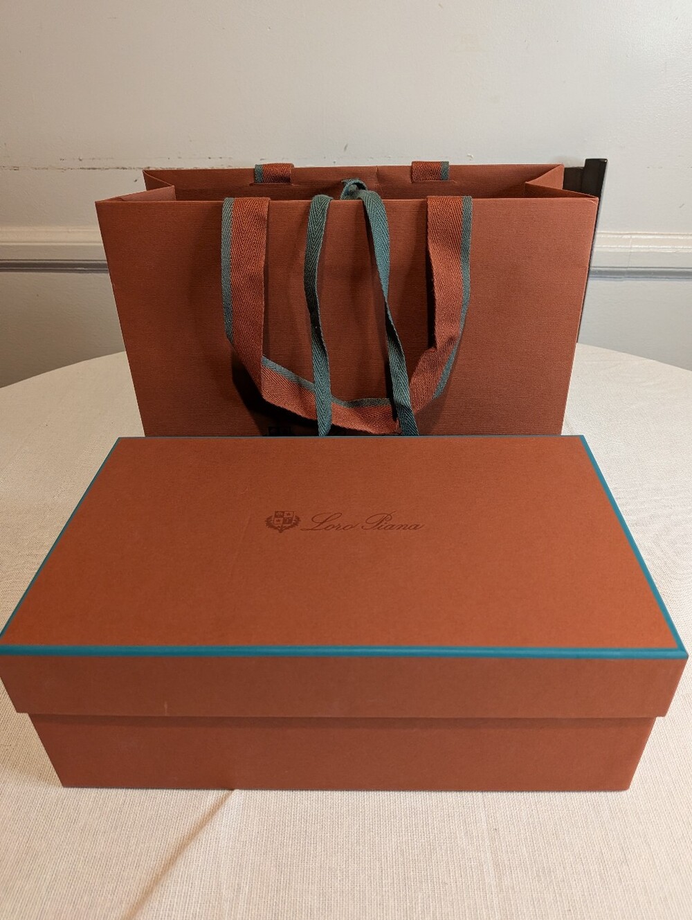 Loro Piana  Shoes box and Shopping bag